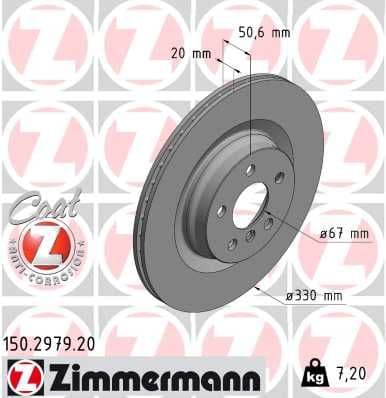 Disc frana ZIMMERMANN COAT Z 150.2979.20
