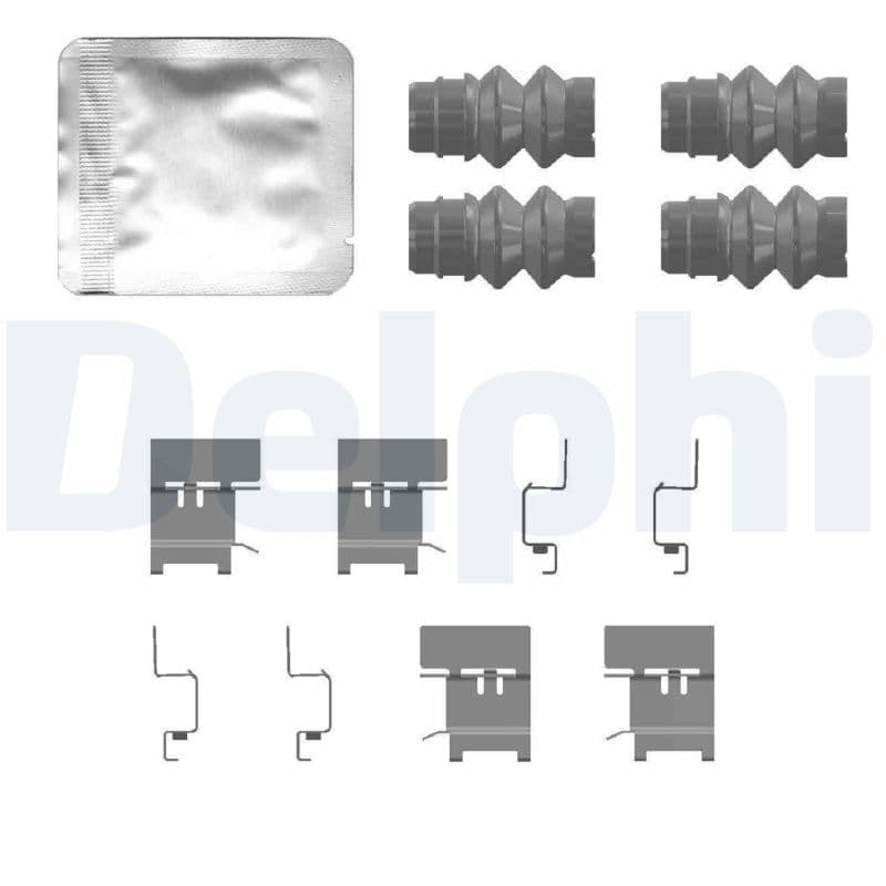 Set accesorii, placute frana DELPHI LX0768