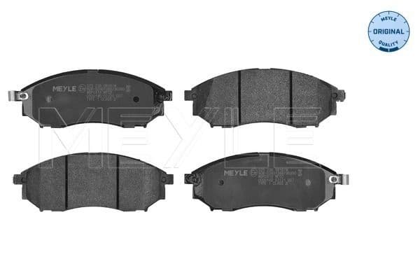 set placute frana,frana disc MEYLE -ORIGINAL: True to OE. 025 236 9816/W