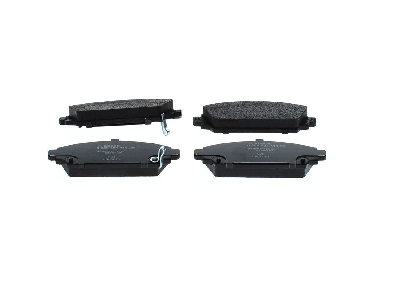 set placute frana,frana disc BOSCH 0 986 494 414