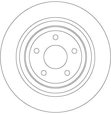 Disc frana TRW DF6872