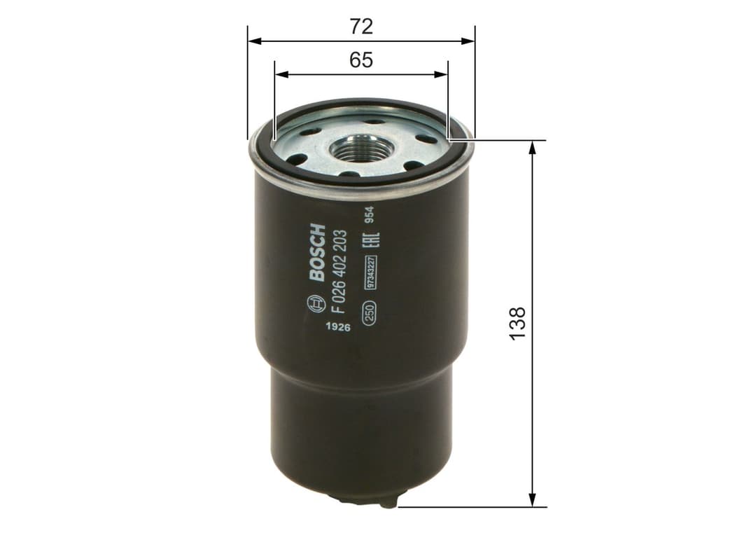 filtru combustibil BOSCH F 026 402 203