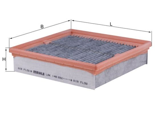 Filtru, aer habitaclu MAHLE LAK 148
