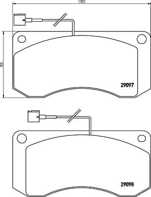 set placute frana,frana disc TEXTAR 2909702
