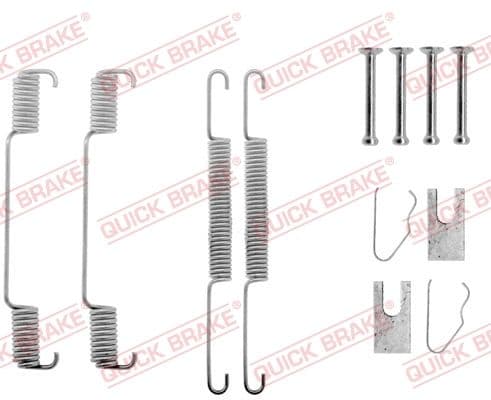 Set accesorii, sabot de frana QUICK BRAKE 105-0608