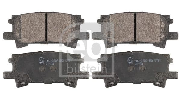 set placute frana,frana disc FEBI BILSTEIN 116334
