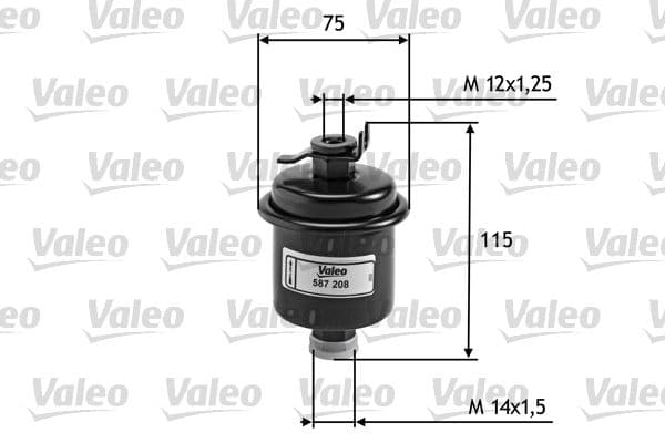 filtru combustibil VALEO 587208