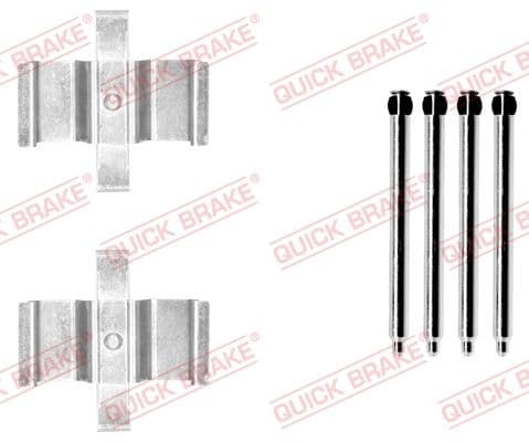 Set accesorii, placute frana QUICK BRAKE 109-1765