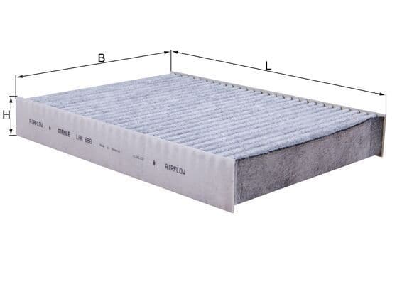 Filtru, aer habitaclu MAHLE LAK 686