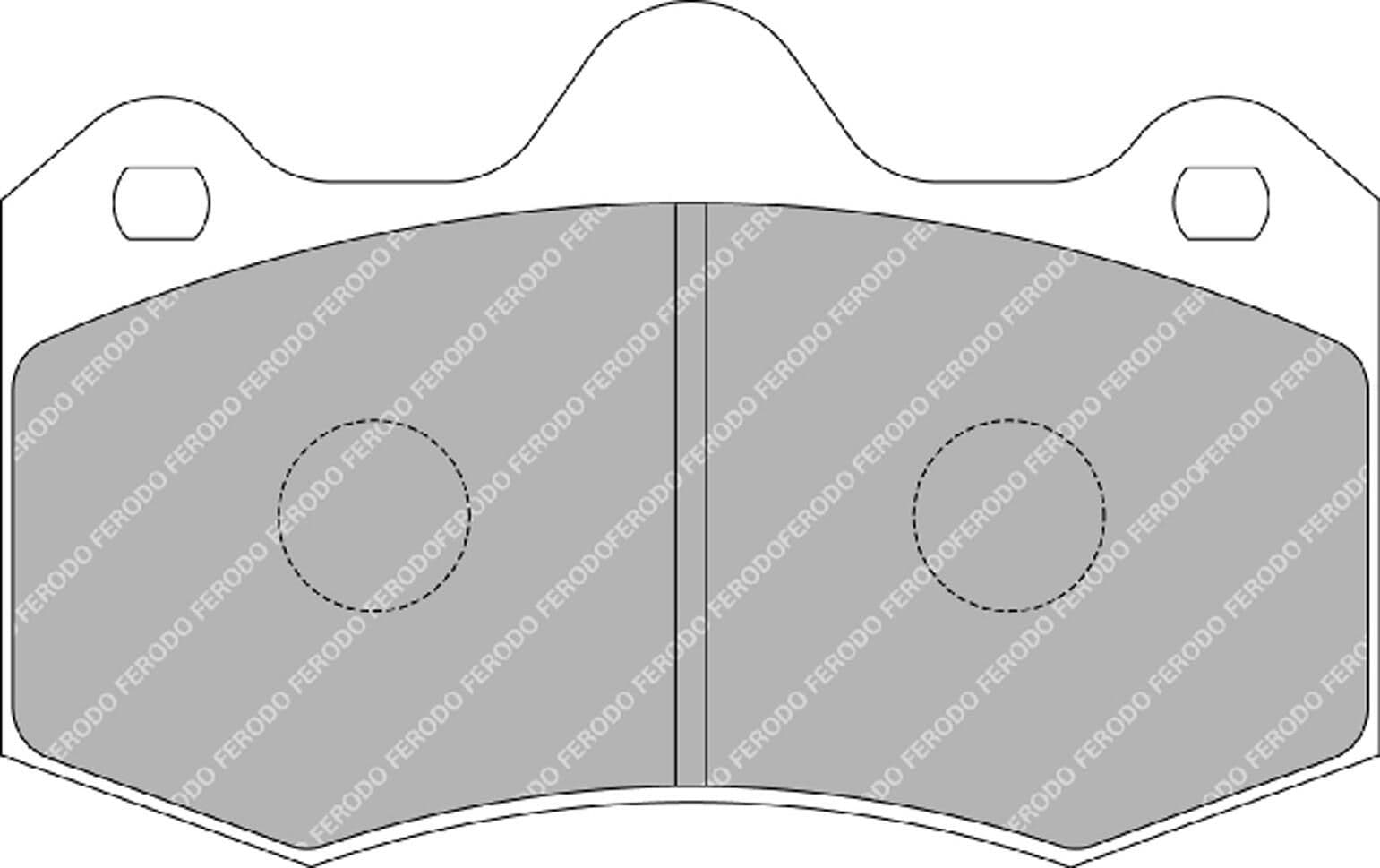 set placute frana,frana disc FERODO FRP3083W
