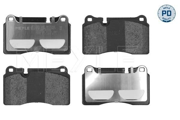 set placute frana,frana disc MEYLE -PD: Advanced performance and design. 025 240 9817/PD
