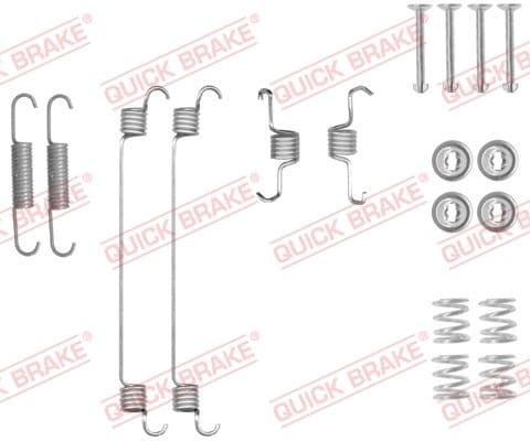 Set accesorii, sabot de frana QUICK BRAKE 105-0018