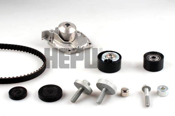 Set pompa apa + curea dintata HEPU PK09550