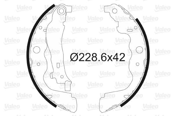 Set saboti frana VALEO 564104