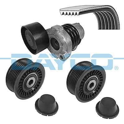 Set curea transmisie cu caneluri DAYCO KPV393