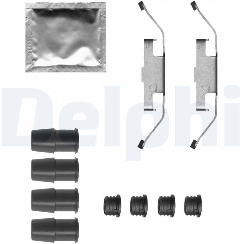 Set accesorii, placute frana DELPHI LX0683