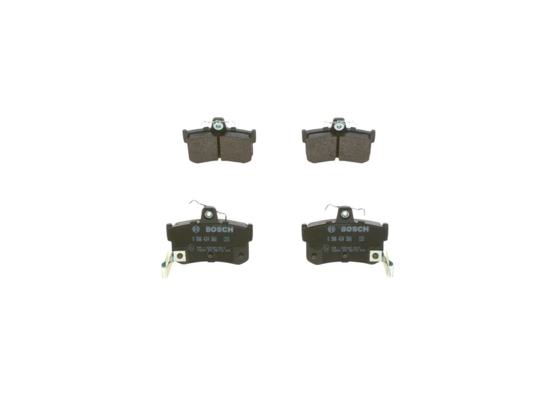 set placute frana,frana disc BOSCH 0 986 424 568