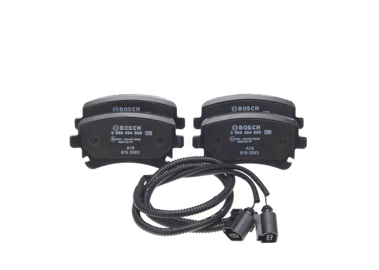 set placute frana,frana disc BOSCH 0 986 494 669