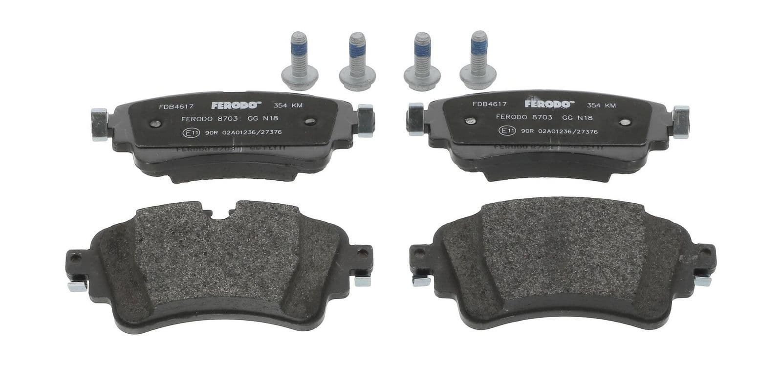 set placute frana,frana disc FERODO PREMIER ECO FRICTION FDB4617