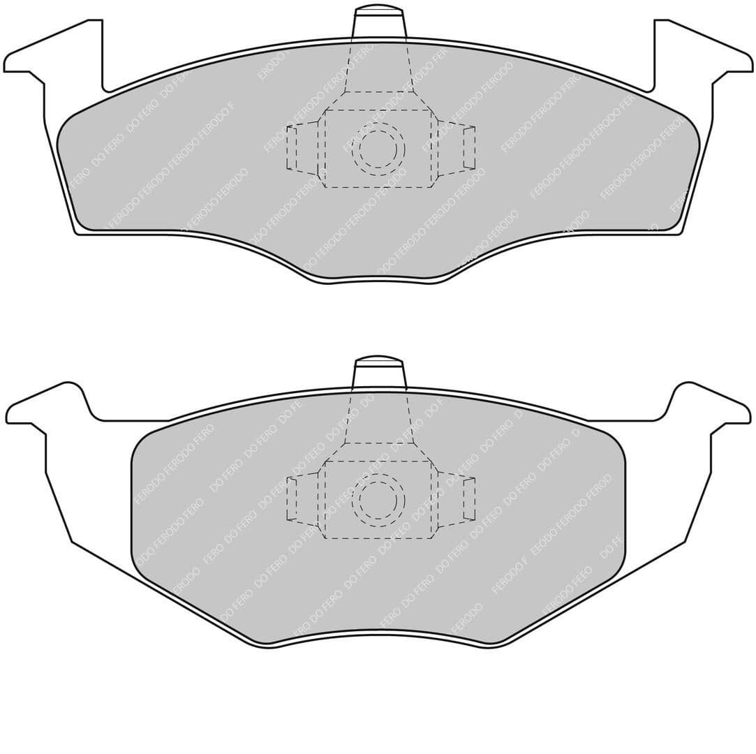 set placute frana,frana disc FERODO RACING DS PERFORMANCE FDS1288