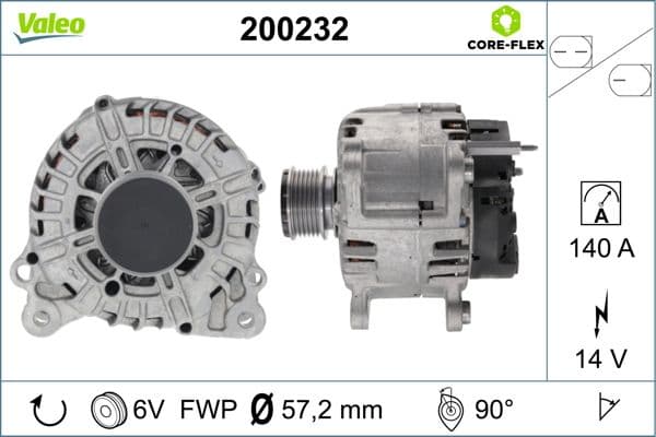 Generator / Alternator VALEO 200232