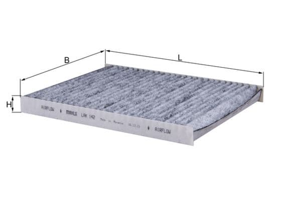 Filtru, aer habitaclu MAHLE LAK 142