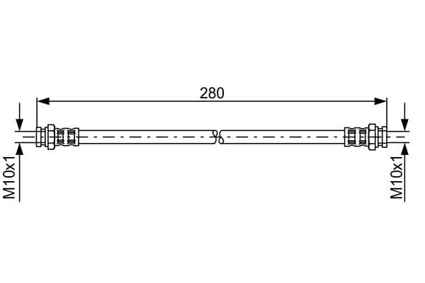 Furtun frana BOSCH 1 987 476 985