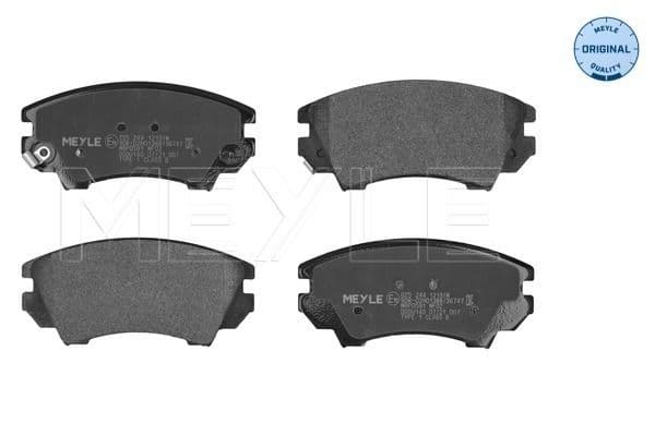 set placute frana,frana disc MEYLE -ORIGINAL: True to OE. 025 244 1219/W