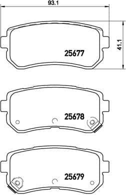 set placute frana,frana disc BREMBO PRIME LINE P 30 068
