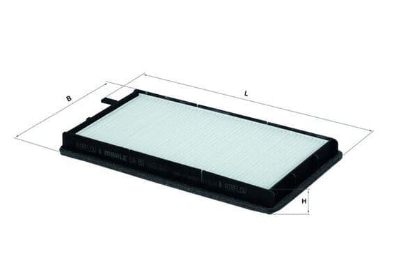 Filtru, aer habitaclu MAHLE LA 80
