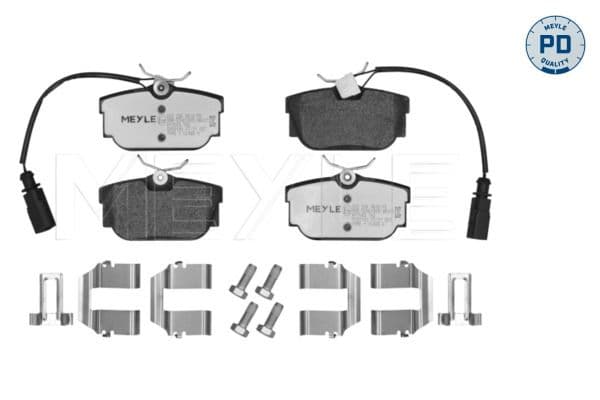 set placute frana,frana disc MEYLE -PD: Advanced performance and design. 025 234 4616/PD