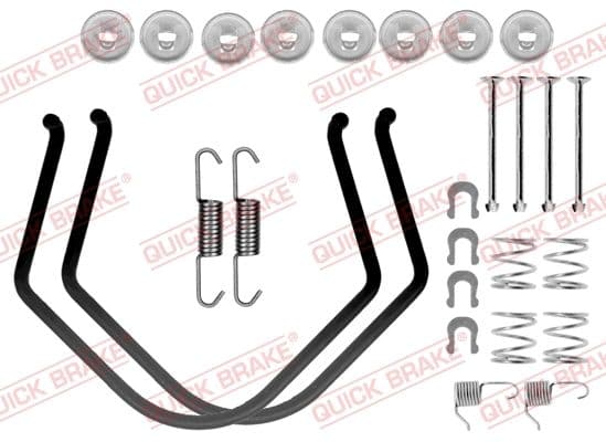 Set accesorii, sabot de frana QUICK BRAKE 105-0638