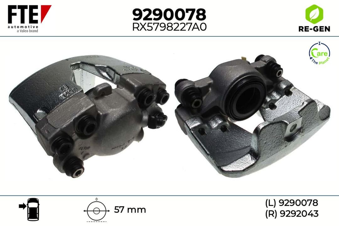 Etrier frana FTE 9290078