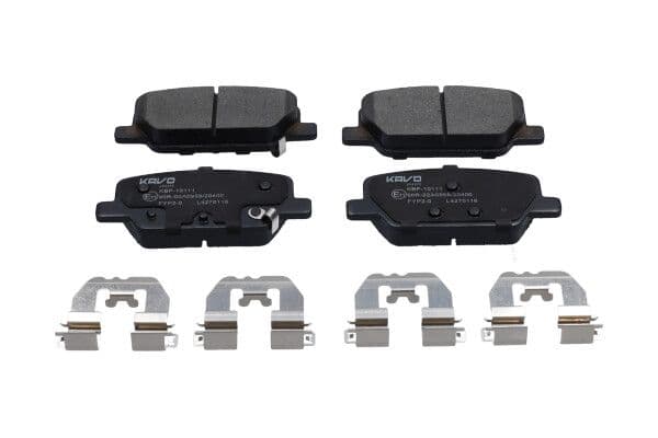 set placute frana,frana disc KAVO PARTS KBP-10111