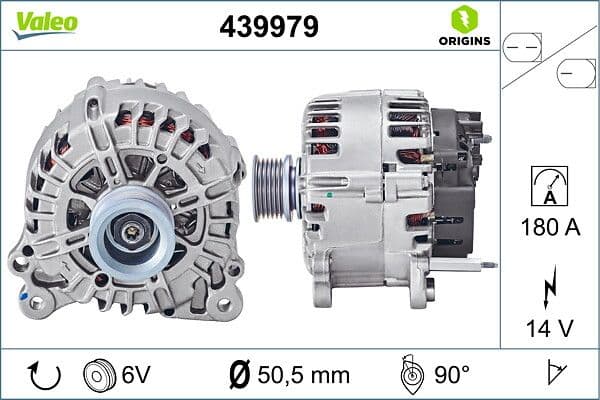 Generator / Alternator VALEO 439979