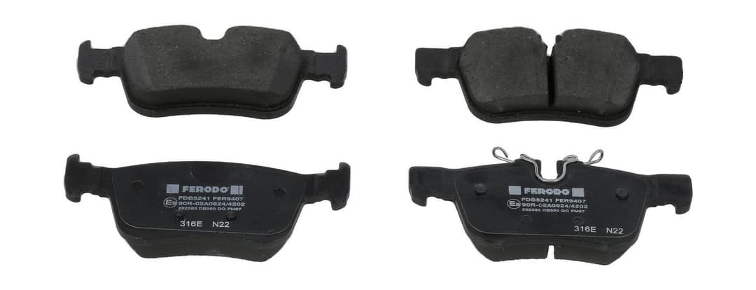 set placute frana,frana disc FERODO PREMIER ECO FRICTION FDB5241