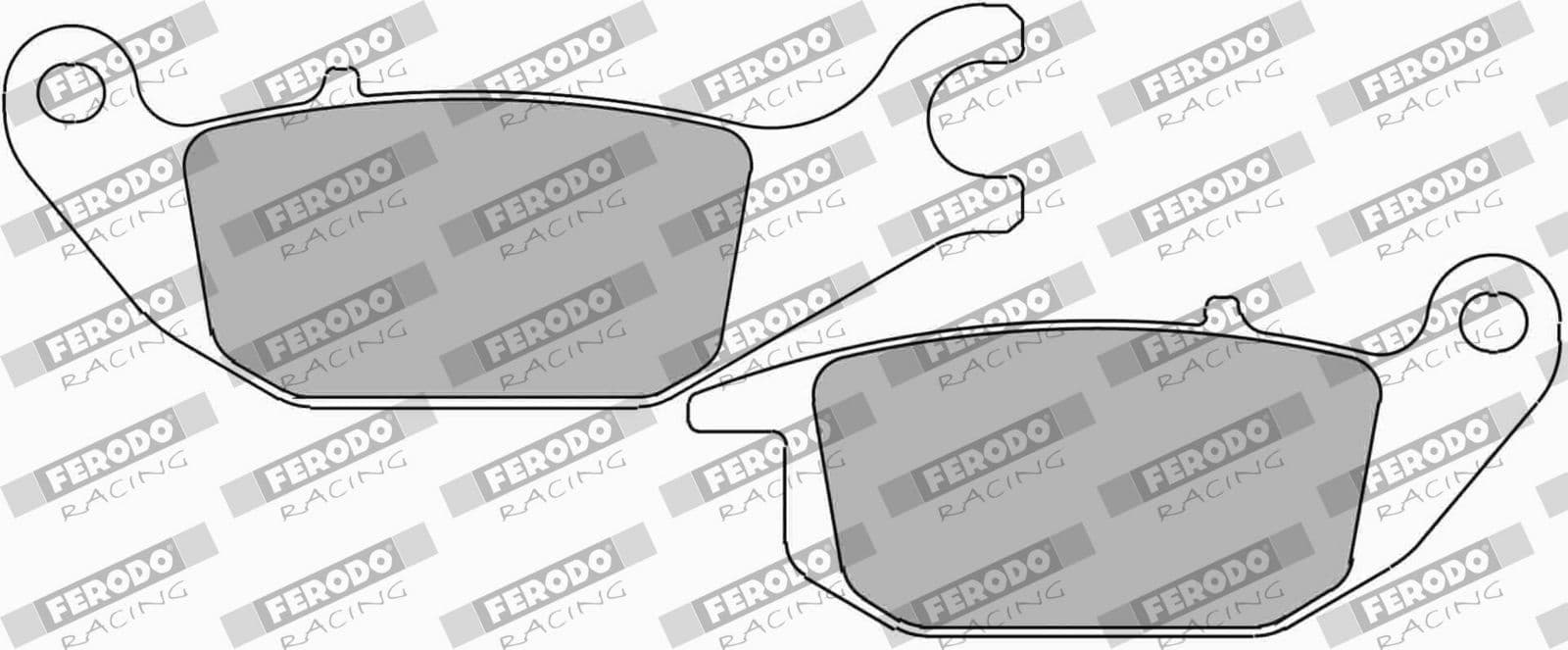 set placute frana,frana disc FERODO RACING FDB2143P