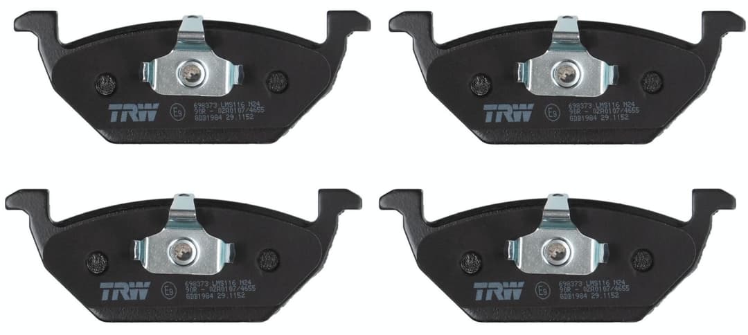 set placute frana,frana disc TRW GDB1984