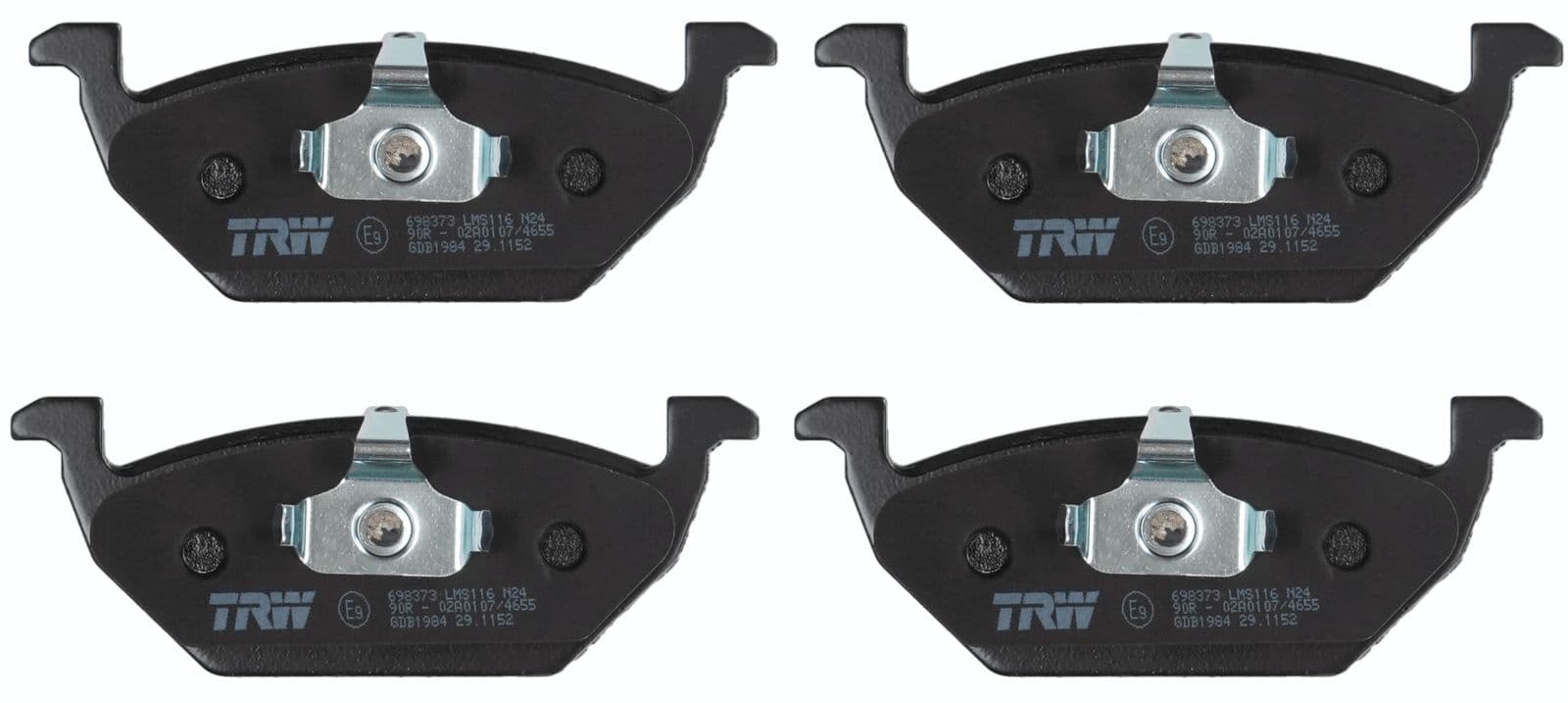 set placute frana,frana disc TRW GDB1984