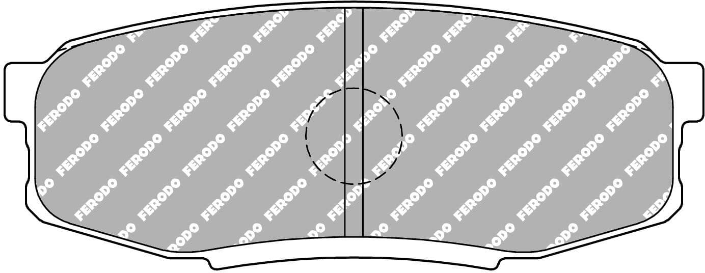 set placute frana,frana disc FERODO FDSE4230