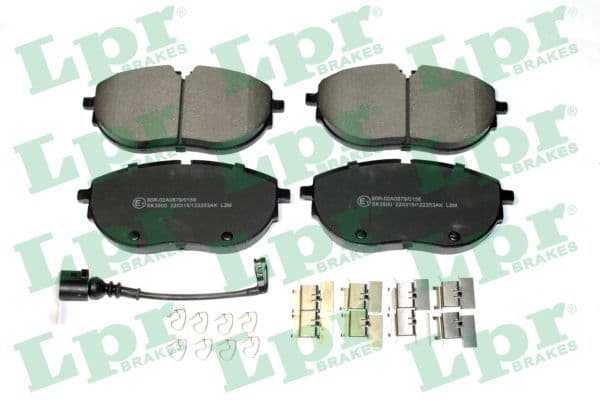 set placute frana,frana disc LPR 05P2253AK