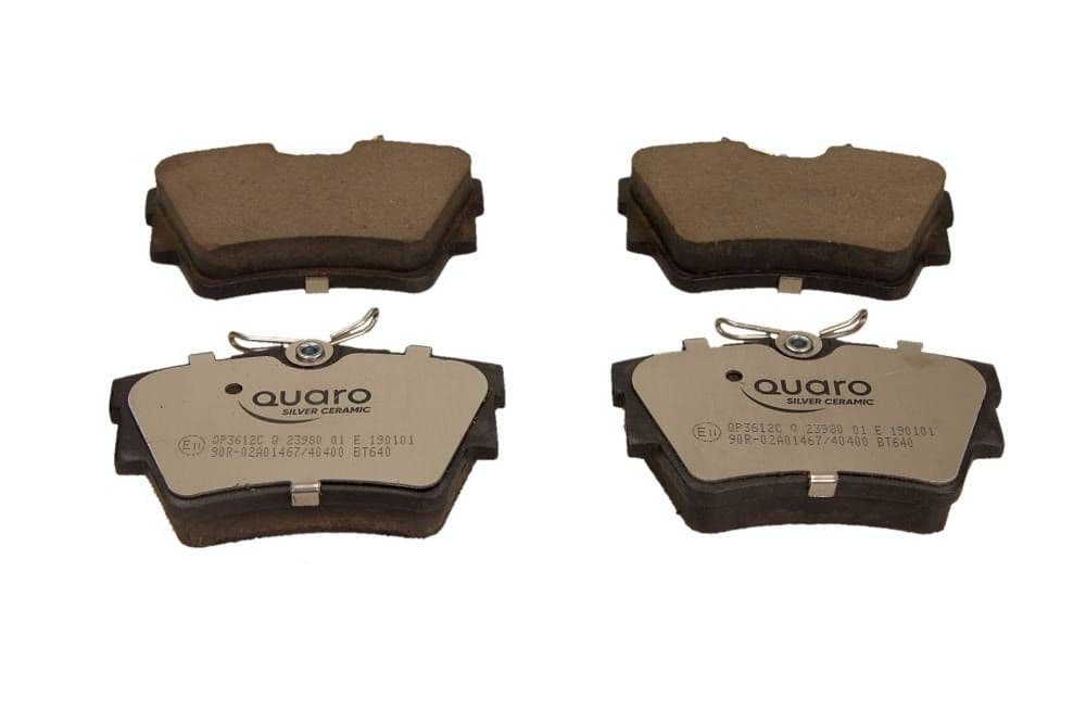set placute frana,frana disc QUARO SILVER CERAMIC QP3612C