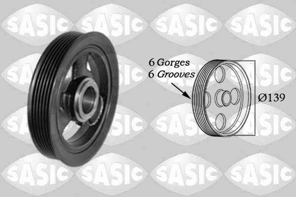 Fulie curea, arbore cotit SASIC 2156064