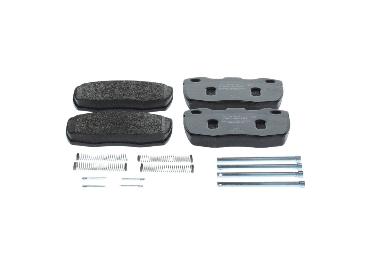 set placute frana,frana disc BOSCH 0 986 494 291