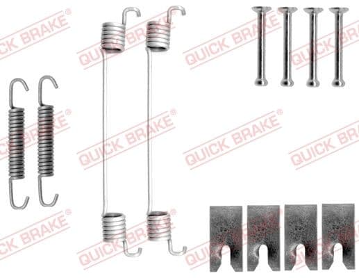 Set accesorii, sabot de frana QUICK BRAKE 105-0827