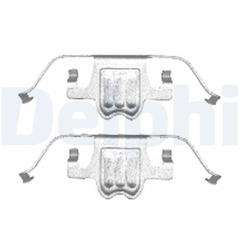 Set accesorii, placute frana DELPHI LX0406