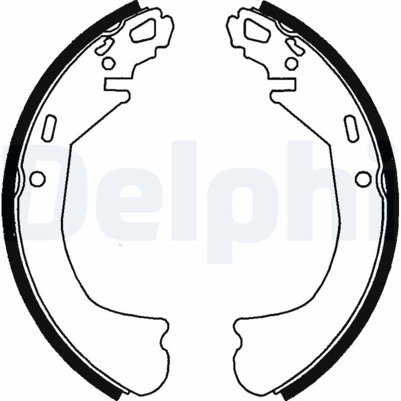 Set saboti frana DELPHI LS1738