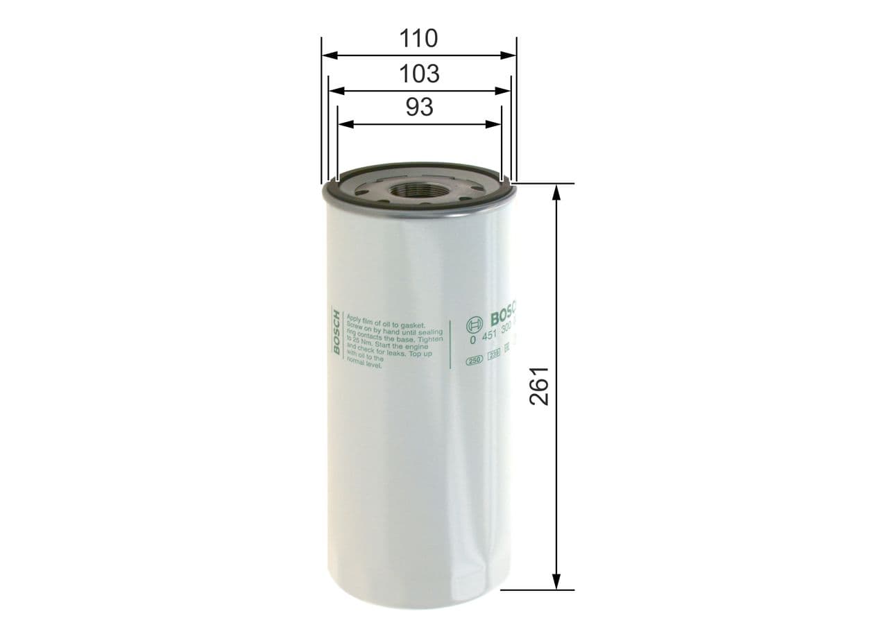 Filtru ulei BOSCH 0 451 300 003