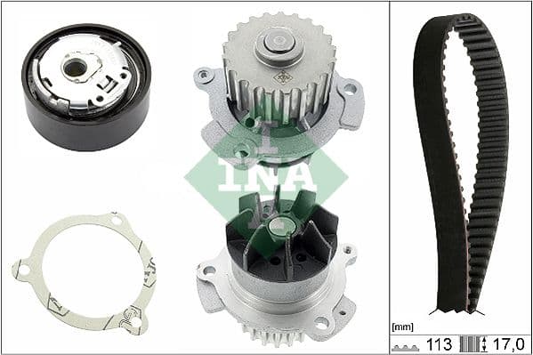 Set pompa apa + curea dintata Schaeffler INA 530 0663 30