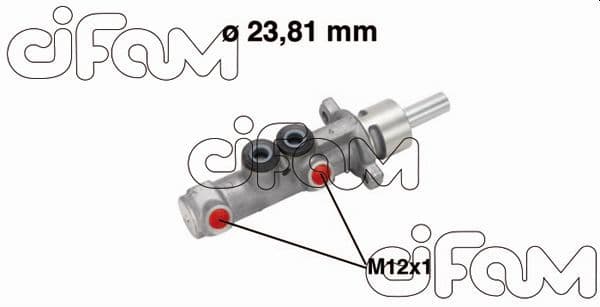 Pompa centrala, frana CIFAM 202-572